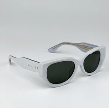 New Authentic Gucci White Sunglasses W/COA