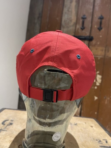 Asics Springback Baseball Cap Hat Red 56cm Summer Sports Cap Hat - Picture 7 of 17