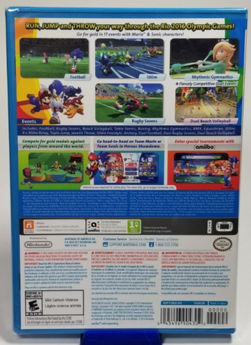 Nintendo Wii U Mario & Sonic bei den Olympischen Spielen Rio 2016 Factory Sealed - Bild 2 von 6