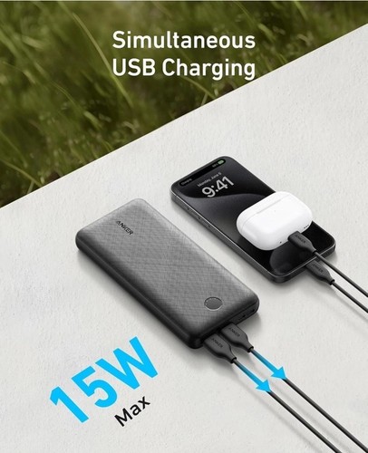 Anker Power Bank, 325 Portable Charger, 20,000mAh Battery Pack with PowerIQ Tech - Picture 4 of 5
