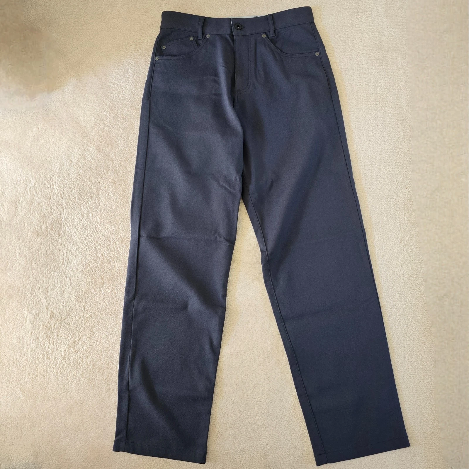 NEW Outlier Loose Dungarees, Deux Dungarees, Bluetint Gray, Size 28 Pants (30")