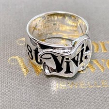 Vivienne Westwood Belt Ring L Size Silver Used Authentic Japan