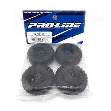 Pro-Line 1/24 Trencher F/R 1.0" Tires Mounted 7mm Black (4) SCX24 OPEN BOX