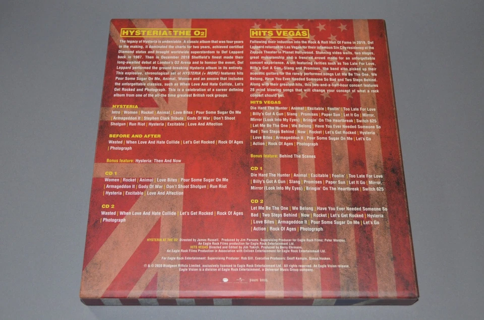 Def Leppard – London To Vegas / Bludgeon / 4CD+2BluRay Earbook / Rar / TOP - Bild 3 von 3