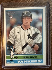 2025 Topps Heritage - High Number SP Ben Rice/Michael Harris II Error Card
