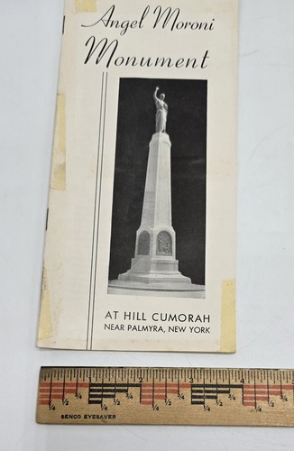 Angel Moroni Monument at Hill Cumorah, Near Palmyra - 1950’s Trifold Brochure - Picture 11 of 11
