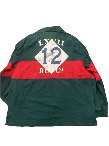 Polo Ralph Lauren Jockey Rugby Vintage Maglia Equestrian Club Yacht Club RLYC - Foto 2 di 5