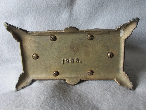Antiker viktorianischer Briefhalter Dore Gold Wasserspeier Seeschlange - Bild 5 von 5
