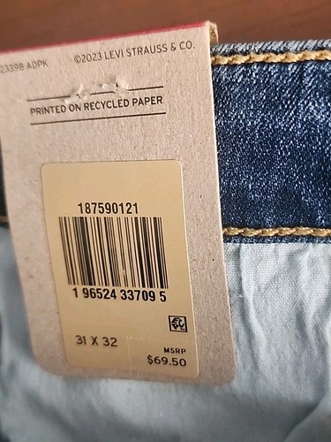 NEW LEVIS 725 High Rise Bootcut Jeans Womens 31 x 32 Stretch Blue Denim NWT - Picture 6 of 8