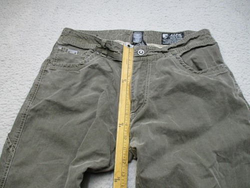 Pantalones KUHL Para Hombres 36x34 Verde Revolvr Exterior Senderismo Elástico Nylon Algodón Trail - Imagen 5 de 16