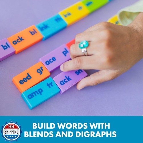 Educational Insights Phonics Dominoes Blends and Digraphs - First Grade Class - Picture 3 of 5