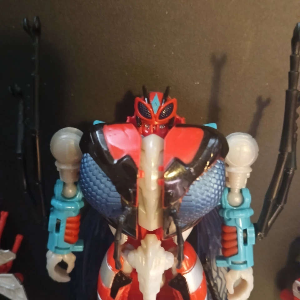 Transformers Botcon 2015 Waruder Marauders Storm Rider w/ Crusher Red Blue - Image 2 of 4