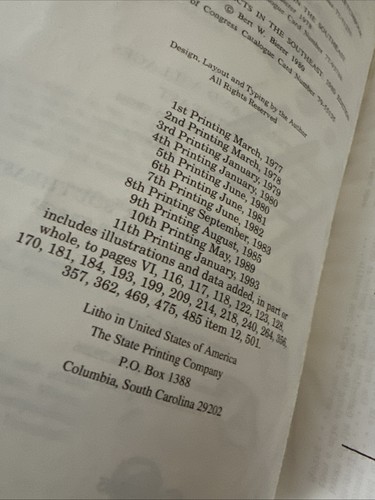 1993 Indians and Artifacts in the Southeast by Bert Bierer 11th Printing - Bild 6 von 7