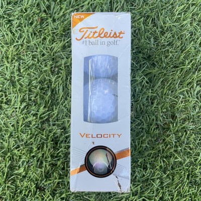 Titleist Velocity 3er Pack Golfbälle Neu im Karton Powered for Distance.