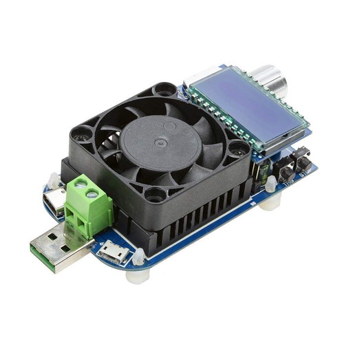 Elektronischer USB Lasttester, einstellbares Entladewiderstandsmodul 35W, Test an...