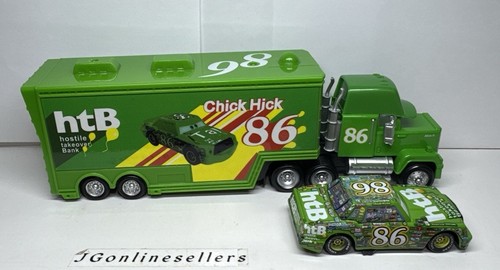 1:55 Scale Pixar Cars Toy The King McQueen Diecast Model Alloy Container - Picture 13 of 15