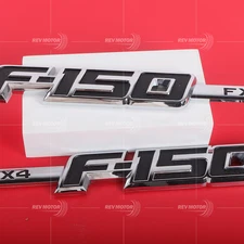 For 2009-2014 F-150 FX4 Fender Badges Emblems Emblem Badge PAIR