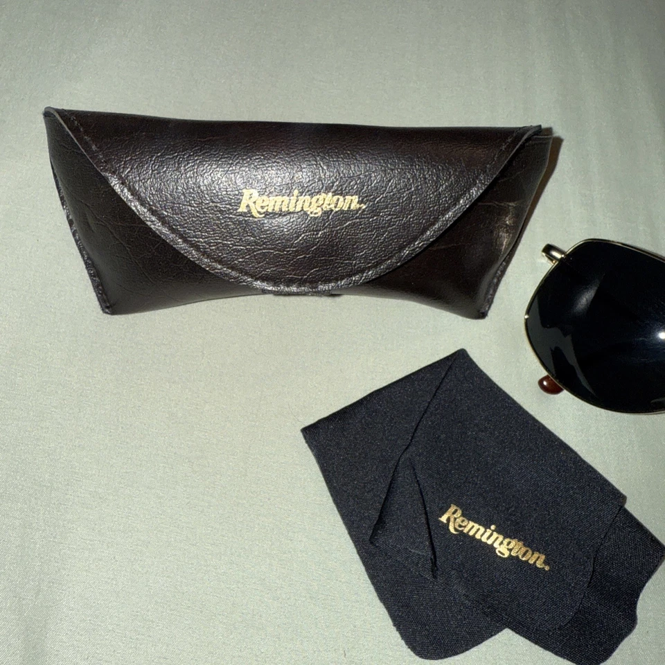 Gafas de sol Remington vintage RM312GS de metal dorado aviador marcos para hombre con estuche Foto 3 de 4