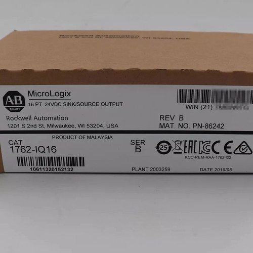 New Sealed Allen Bradley 1762-IQ16 MicroLogix 16 Point Digital Input Module - Picture 2 of 6