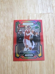 2024 Prizm Draft Picks DILLON GABRIEL Red Prizm /299 #197 Rated Prospect Rookie