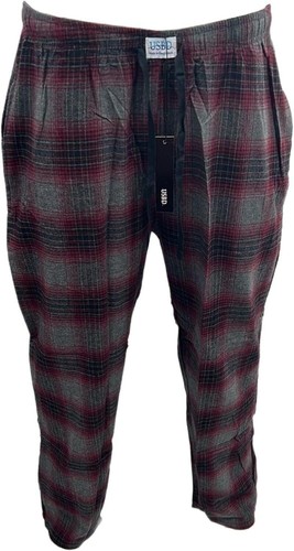 NEW YORK AVE Men's Pajama Pants - Cotton Blend Plaid Lounge & Sleep Bottoms - Picture 2 of 40