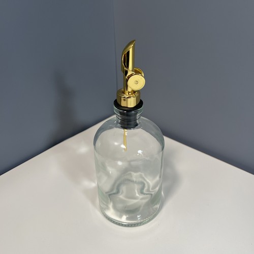16oz Round Olive Oil Dispenser Bottle - Picture 3 of 3