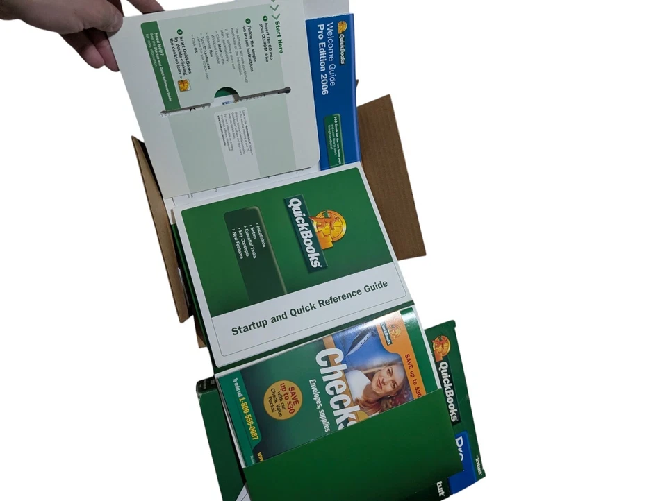 Intuit Quickbooks Pro 2006 Pequeña Empresa Windows Software Financiero CD/Tecla Reg Foto 2 de 2