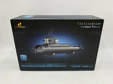 Nuclear Submarine Building Sets - Military Submarine Toys with Lights