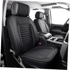 Chevy Silverado Seat Covers,GMC Sierra Seat Covers,Custom Fit Front Pair Black