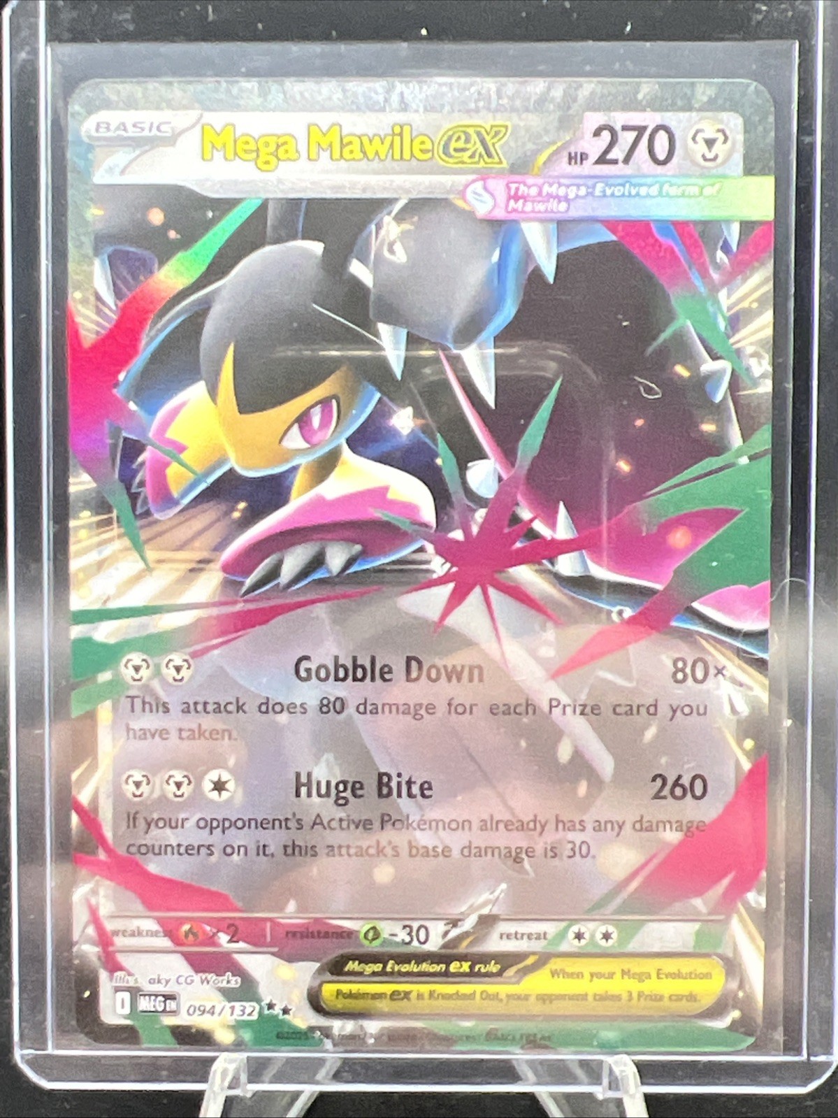 Mega Mawile ex 094/132 Me01: Mega Evolution Holo