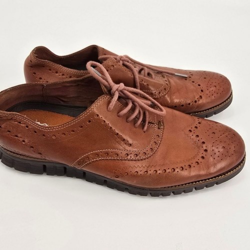 Cole Haan Zerogrand Men's Brown Leather Oxford Shoes Size 10.5 - Picture 3 of 7