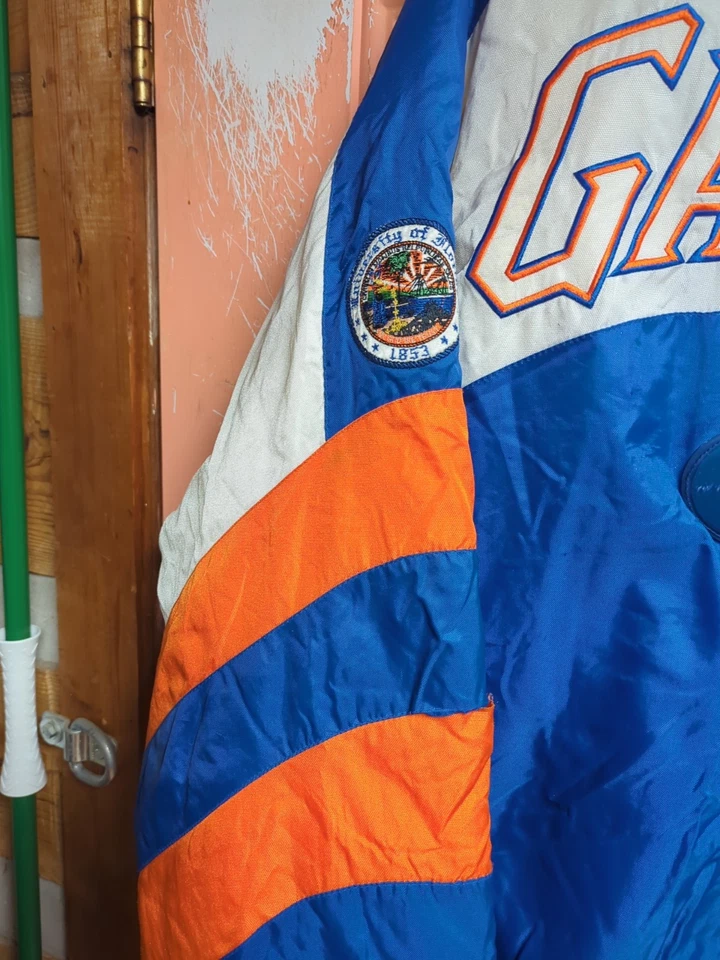 Vintage 90's Pro Player NCAA Florida Gators Puffer Jacket Mens Size XXL Puffer - Image 2 of 4