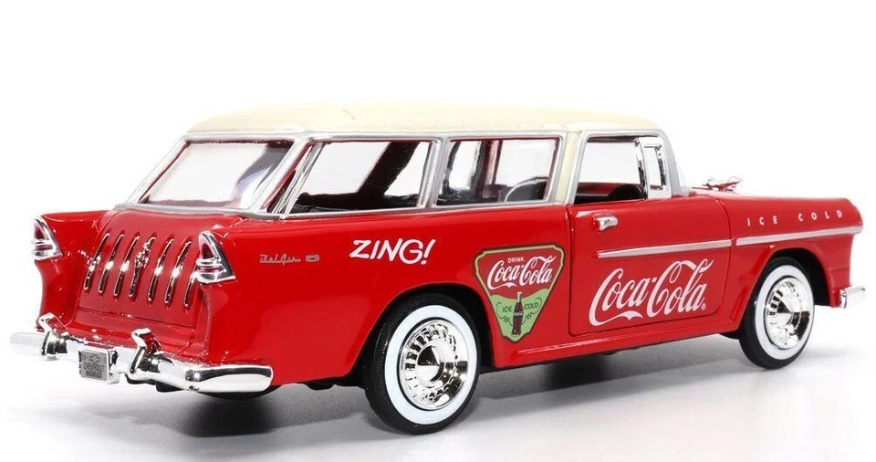 MOTOR CITY CLASSICS - CHEVROLET Bel Air Nomad 1957 Coca-Cola - 1/24 - MCITY42... - Immagine 2 di 4