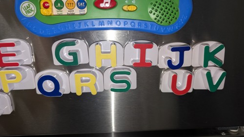 Leap Frog Fridge Phonics & Word Hammer Fridge Phonics Set 55 Letters Magnetic - Picture 13 of 14