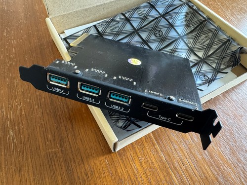 PCIe to USB 3.2 Gen 2 Expansion Card With 10Gbps 5-Ports (3 USB-A + 2 Type-C) - Zdjęcie 2 z 3