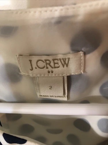 J Crew Damen Kleid 2 Polka Dot Etuikleid Knielang Büro Preppy Mod Retro - Bild 4 von 4