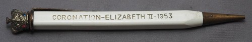 Krönung - Elisabeth II - 1953 Gedenkmech. Bleistift von Ripaults Ltd