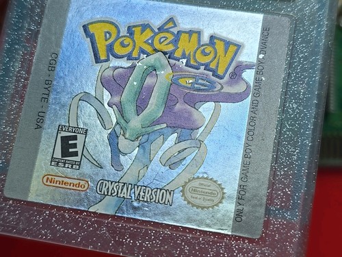 Pokemon Crystal Version Game Boy Color Nintendo CGB Authentic No Save RPG - Picture 5 of 15