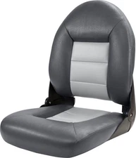 Boat Seats TEMPRESS Navistyle CHARCOAL GRAY PAIR (2) TWO SEAT BUNDLE Made in USA