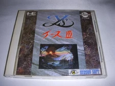 YS III 3 PC-Engine CD Grafx PCE Hudson Import JAPAN Video Game book form JP