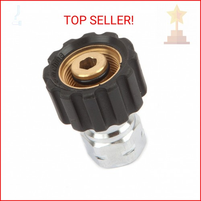 #ad Forney 75108 Pressure Washer Accessories Female Screw Coupling M22F to 3 8 Inc $16.63