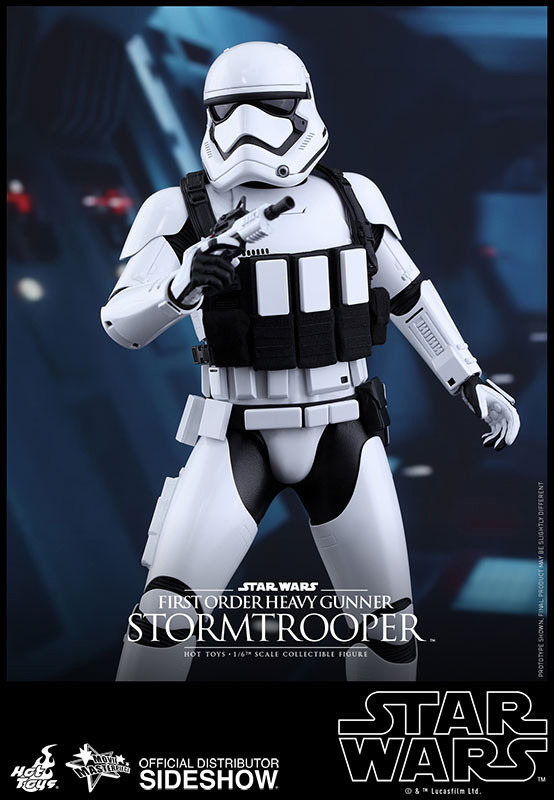 Hot Toys Star Wars 12Inch Stormtrooper Heavy Gunner Ep Vii Action Figure Hot Toys Star Wars 12Inch Stormtrooper Heavy Gunner Ep Vii Action Figure