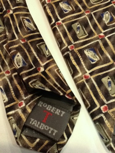 ROBERT TALBOTT HAND SEWN SILK TIE NEW - Picture 4 of 7