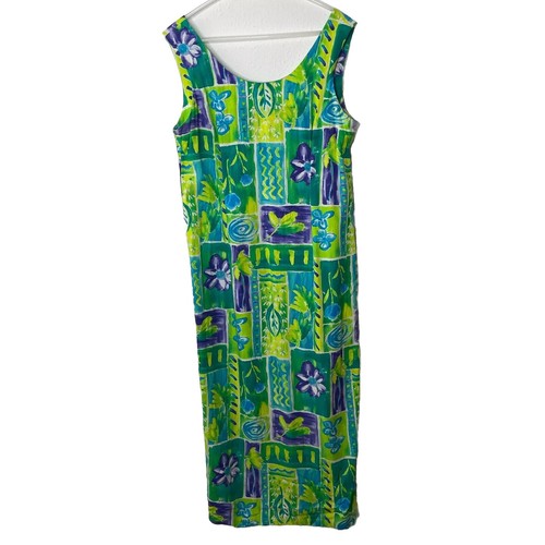 Vintage Xtreme Island Designs Hawaii Sommerkleid Größe Medium ärmellos tropisch - Bild 2 von 6