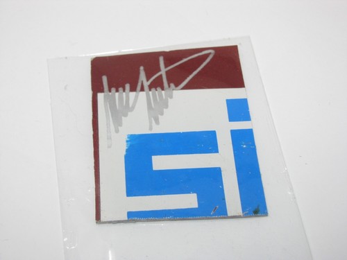 Mark Martin Folgers Coffee Signed Race Used 2x3 Sheetmetal - Picture 1 of 3