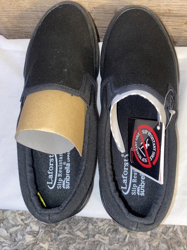 🔥Neu mit Etikett🔥 LaForst rutschfeste Damen-Slipper mit Sonnenschutz, schwarz, Größe 6 - Bild 5 von 8