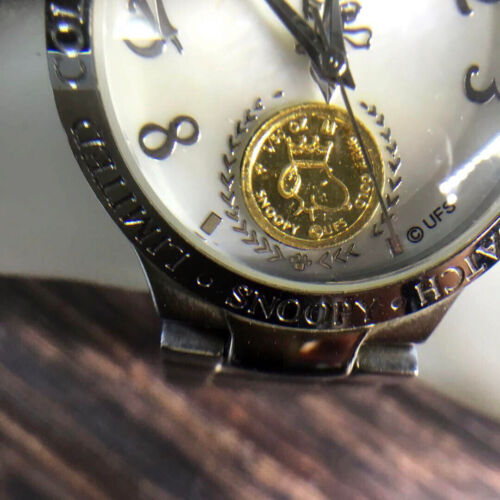 SNOOPY 24K GOLD MEDAL WATCH - Picture 3 of 9