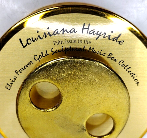 ELVIS Forever Gold 5 Ardleigh Elliott Music Box Louisiana Hayride Hound Dog 1999 - Picture 7 of 11