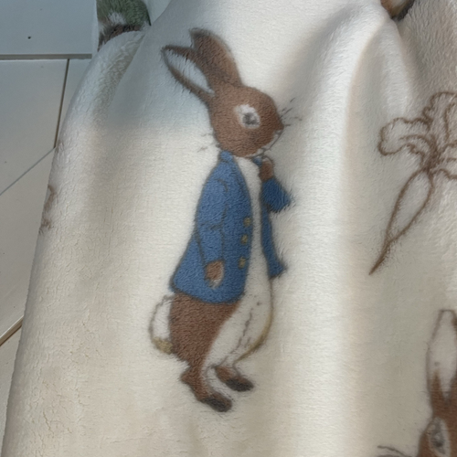 Manta de felpa The World Of Peter Rabbit 50X70 Beatrice Potter Easter Bunny NUEVA - Imagen 6 de 17