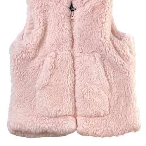 Me Jane Girls Pink Faux Fur Vest Hooded Bear Ears Size 6 Sleeveless Outerwear - Picture 6 of 14